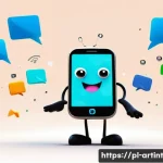 Home 22 온디바이스 AI의 성능 저하 원인 분석 - **Overwhelmed Smartphone Character Juggling Apps**
A friendly, anthropomorphic smartphone charac...